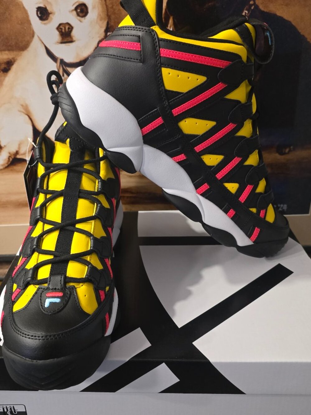 FILA - Men's Stackhouse Spaghetti Shoes 1BM01793 708 Basketball Mens Sz 9.5 NEW